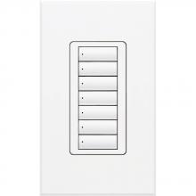 Lutron Electronics QSWS2-7BI-WH - QSWS2 WALLSTN 7B INS WH