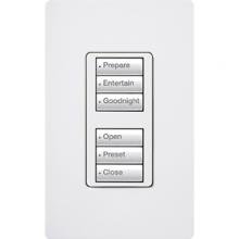 Lutron Electronics RRD-W3BD-WH - RADIORA2 3BD WALL KEYPAD WHITE