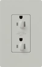 Lutron Electronics SCR-15-DDTR-PD - SATIN 15 A TMPR RESIST DUAL DIM RECPT PD