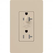 Lutron Electronics SCR-15-HDTR-TP-C - SATIN 15A TPR RSIST HALF DIM RCPT TP CSA