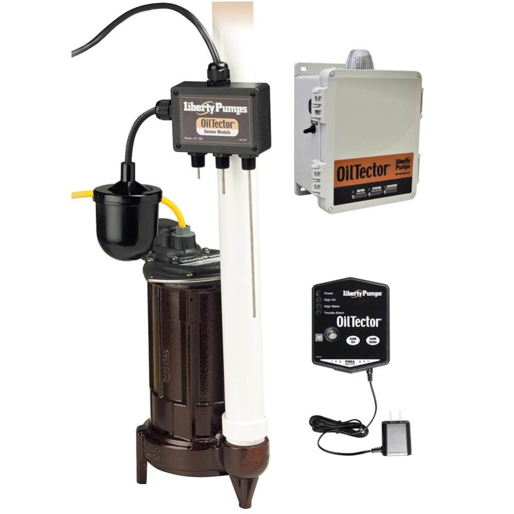 3/4 hp, Submersible Elevator Sump Pump, 115V, with OilTector control and alarm, weatherproof, 50&a
