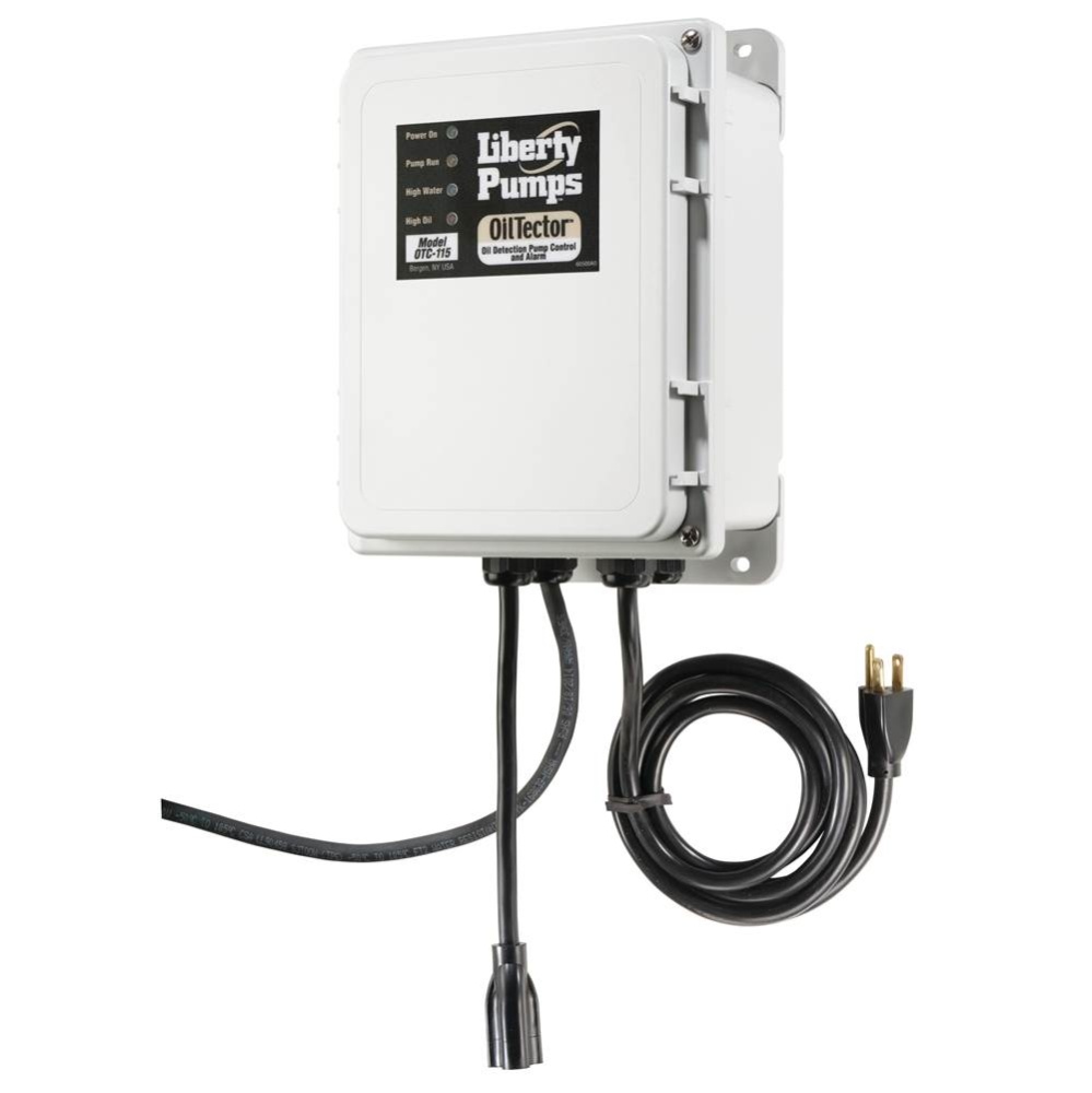 1/3 hp Submersible Elevator Sump Pump, 230V, with OilTector control and alarm, 10' cord