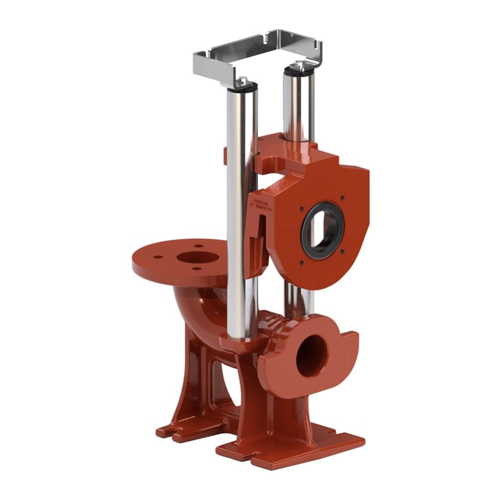 Guide rail, 3'' ANSI 150, cast iron claw