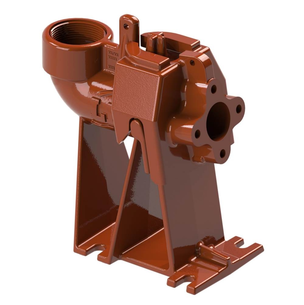 Guide rail, 3'' cast iron, fits 3-7.5 hp grinders