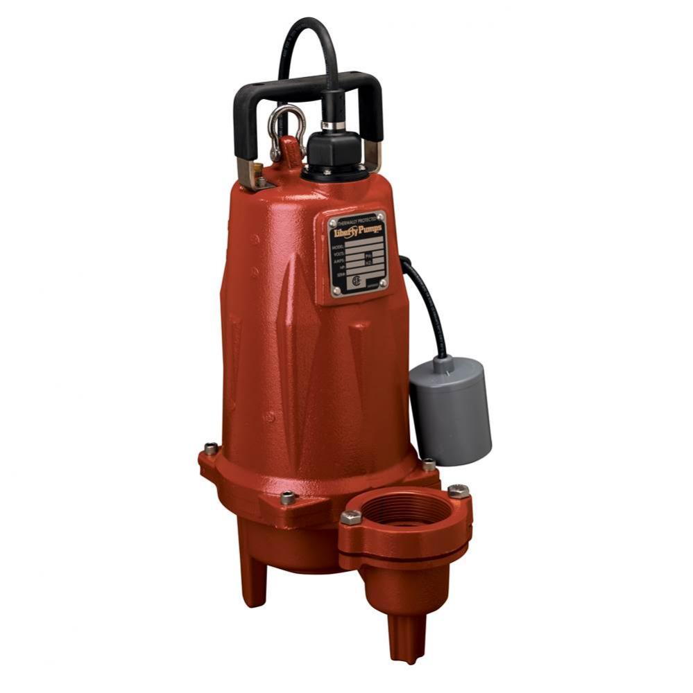 Leh204M2-3 2 Hp Sewage Pump With 35'' Power Cord