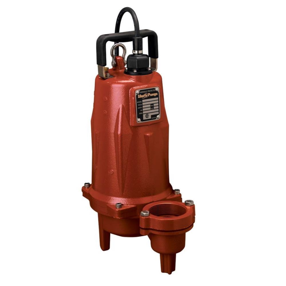 2 hp, Sewage Pump, 3 PH, 575V, 50' Cord, 2'' Discharge, Manual