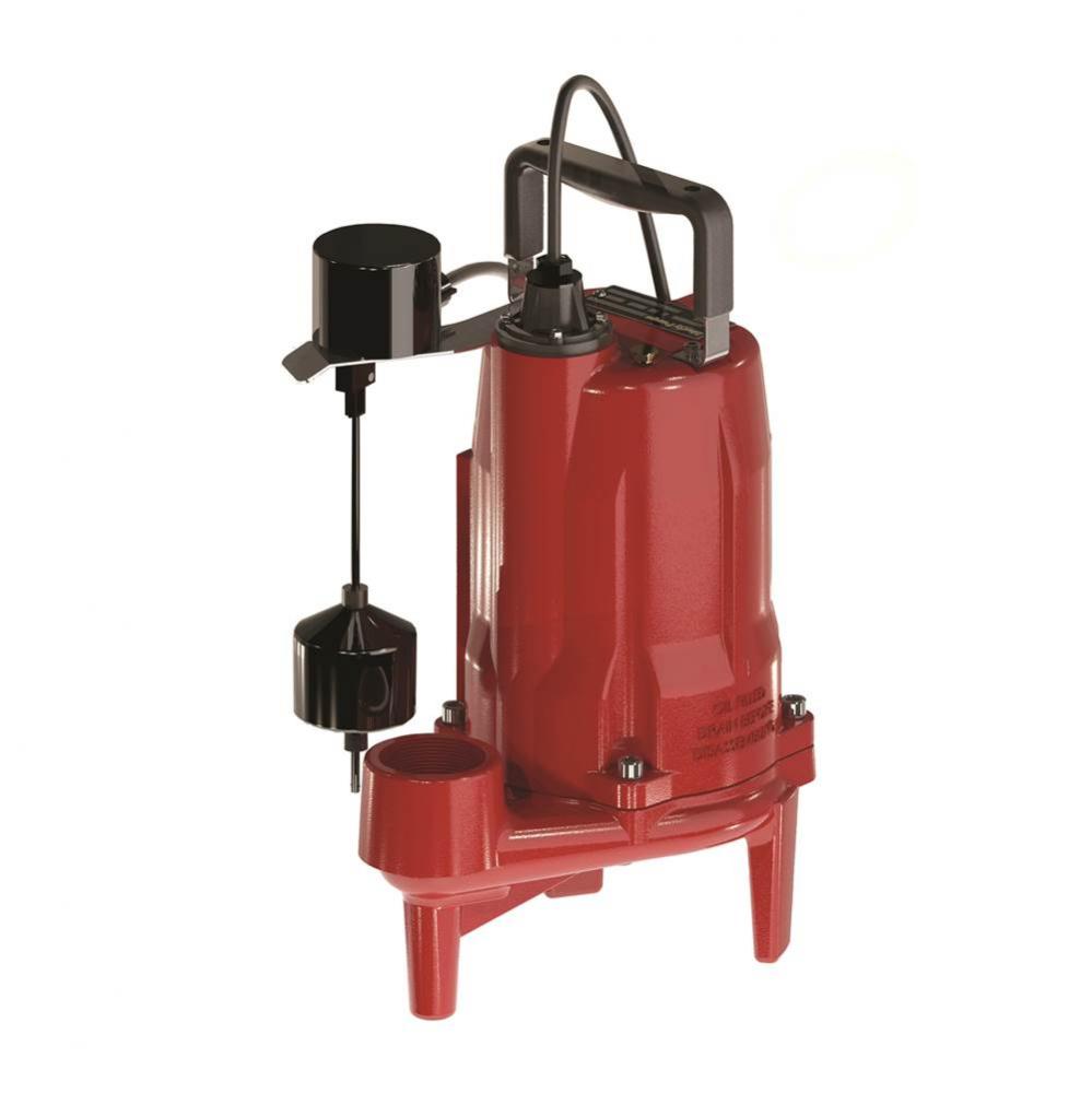 Prg101Av-2 1 Hp Residential Grinder Pump Provore Pump With Vertical Float And 25'' Power