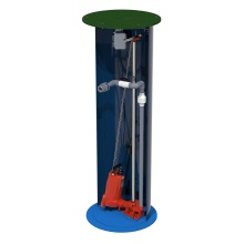 Liberty Pumps 2484LSGX202-48-IP - 2 hp, Simplex 2-Stage Grinder Package, 1PH, 208-230V, 1-1/4'' Discharge with 24'&ap