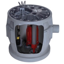 Liberty Pumps P382X8XPRG101-2/A2-EYE - 1 HP, Simplex Sewage Package, 1 PH, 115V, 2'' Discharge, 10' Extension, 25' Co