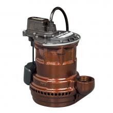 Liberty Pumps 241 - 1/4 hp, Submersible Sump Pump, Cast iron, wide angle float - quick disconnect, 115V.