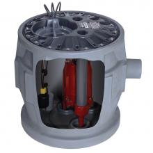 Liberty Pumps P382XPRG101-2/A2-EYE - 1 HP, Simplex Sewage Package, 1 PH, 115V, 2'' Discharge, 10'' Stack, 25'&