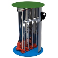 Liberty Pumps Q4884LSG204-48 - 2 hp, Quadplex Grinder Package, 3PH, 440-480V, 3'' Discharge with 48'' x 84&ap