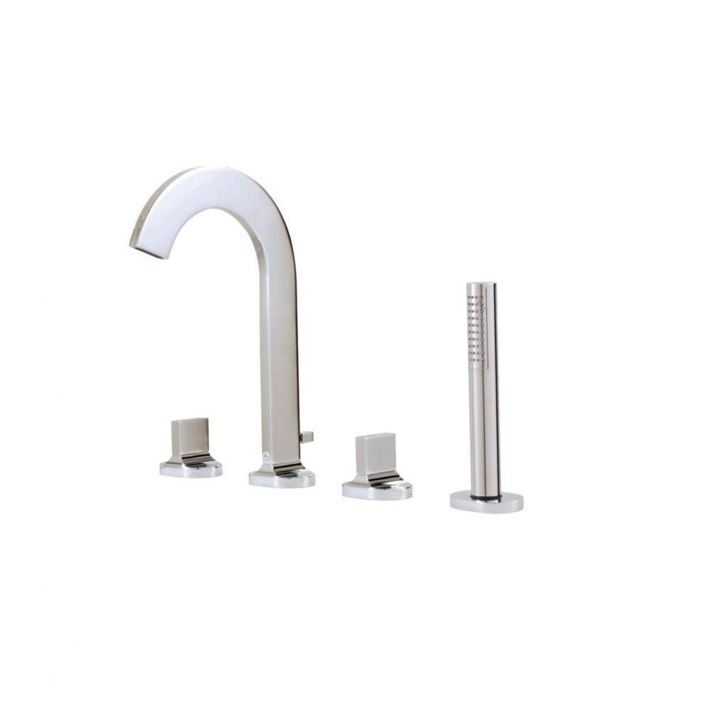 39518 Cut 4Pce D/Mount Tub Filler With Handshower