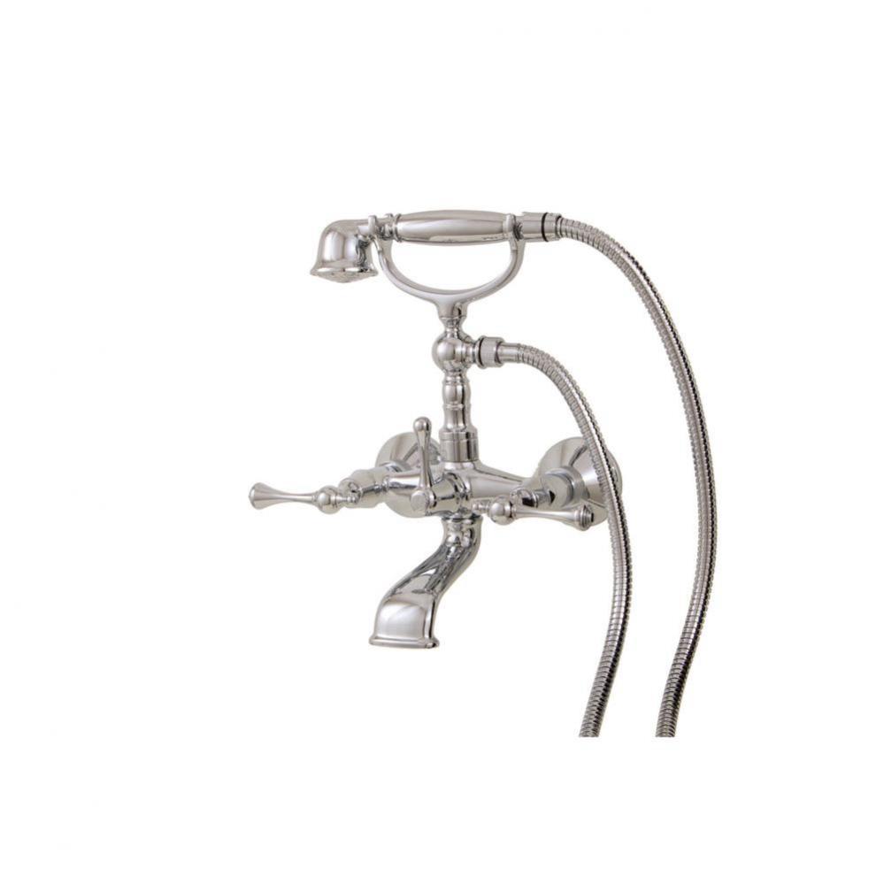 7304 Regency Wallmount Cradle Tub Filler With Handshower