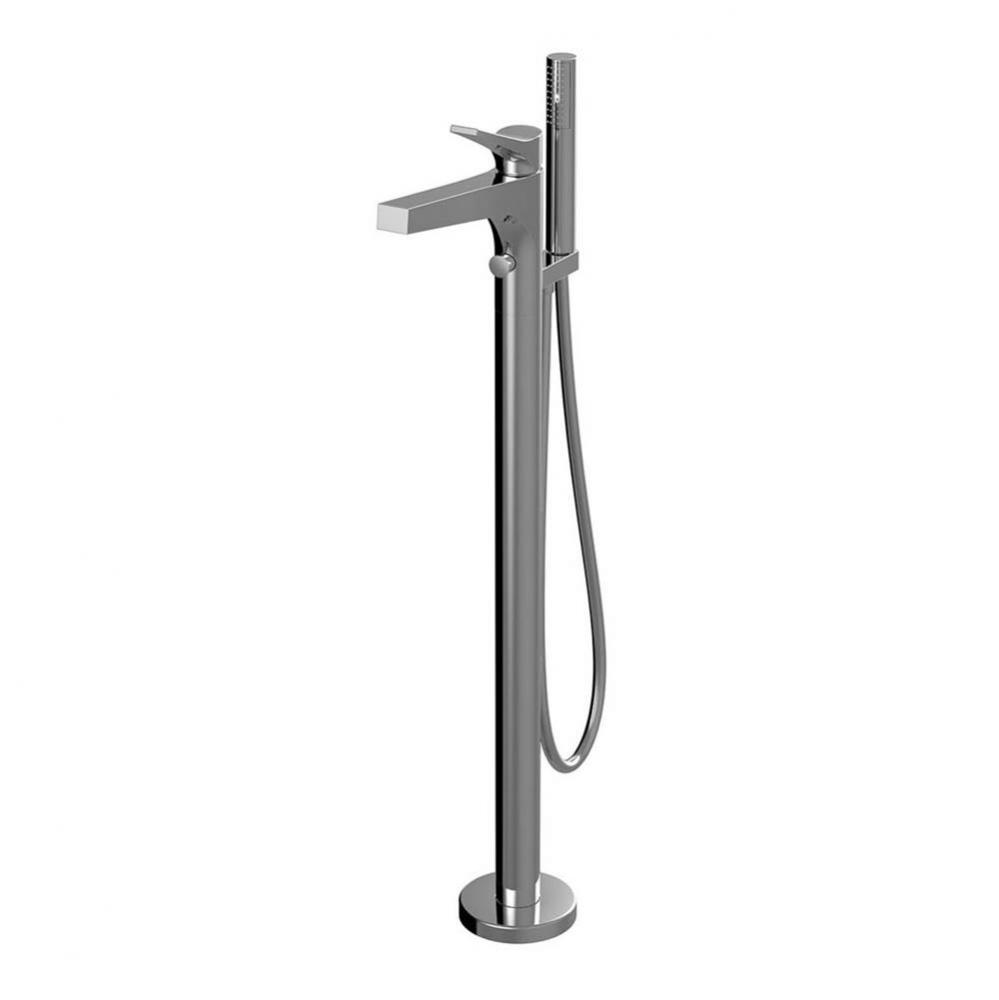 17N85 Metro Floormount Tub Filler With Handshower