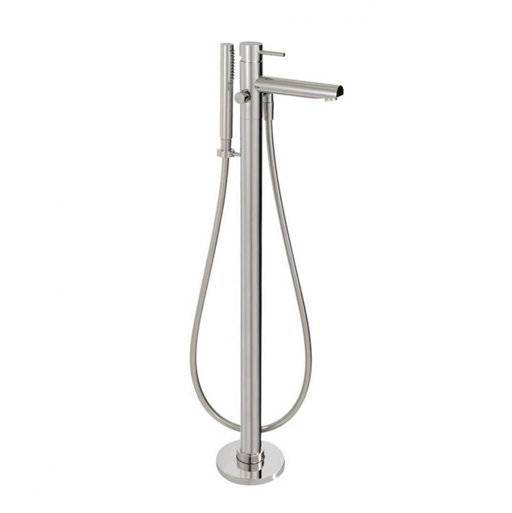 61N84 Volare Floormount Tub Filler With Handshower