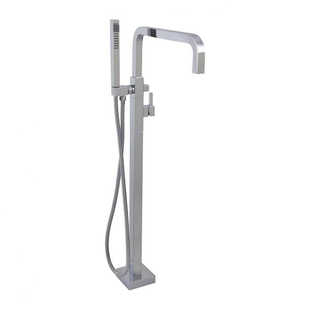 X76N95 Xsquare Floormount Tub Filler - Trim Only