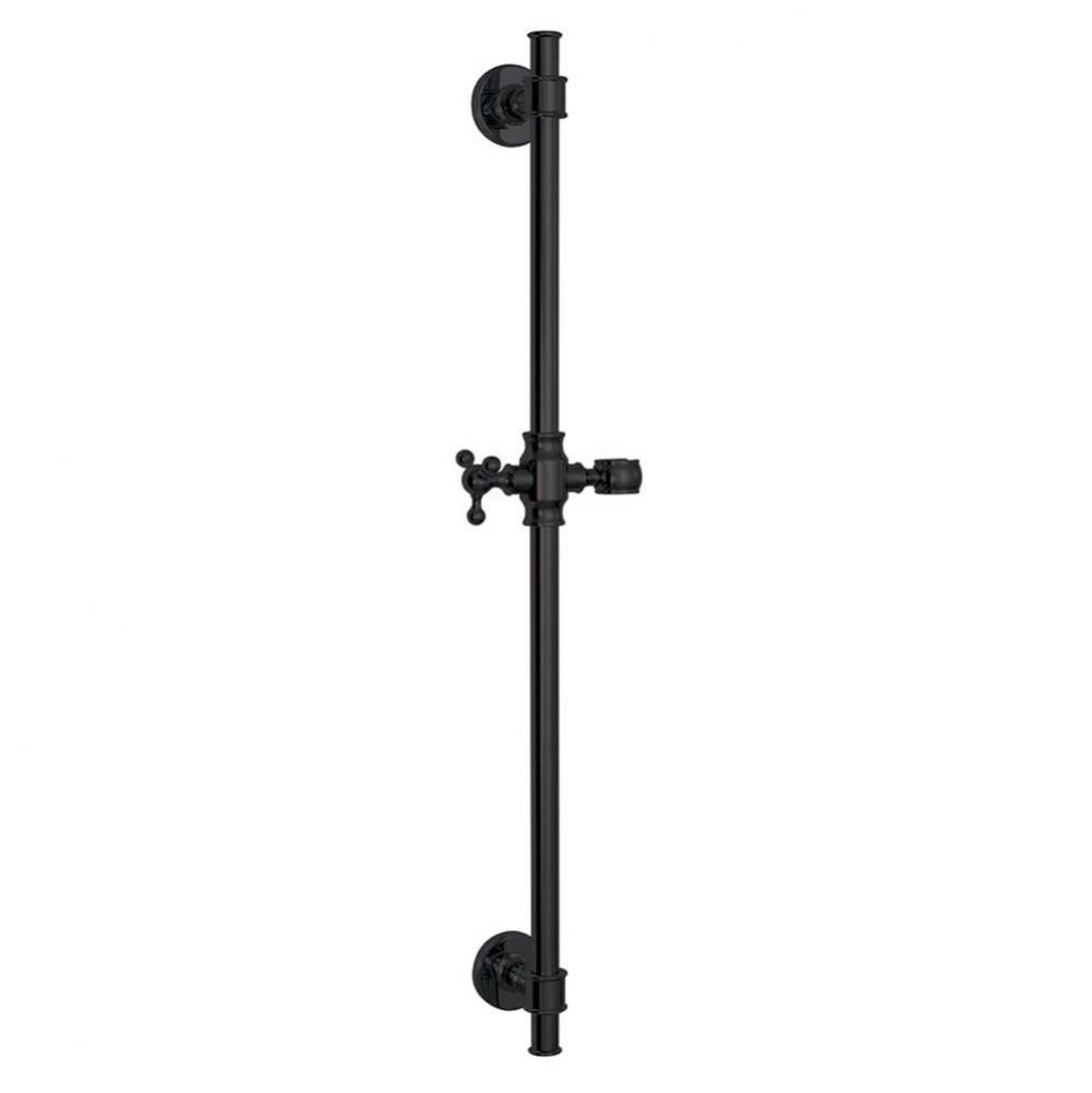 12763 Classic Round Shower Rail With Slider