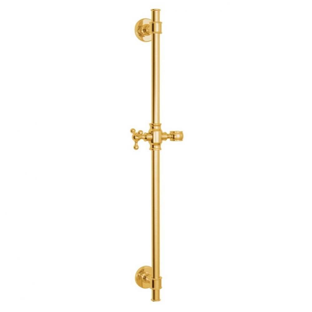 12763 Classic Round Shower Rail With Slider
