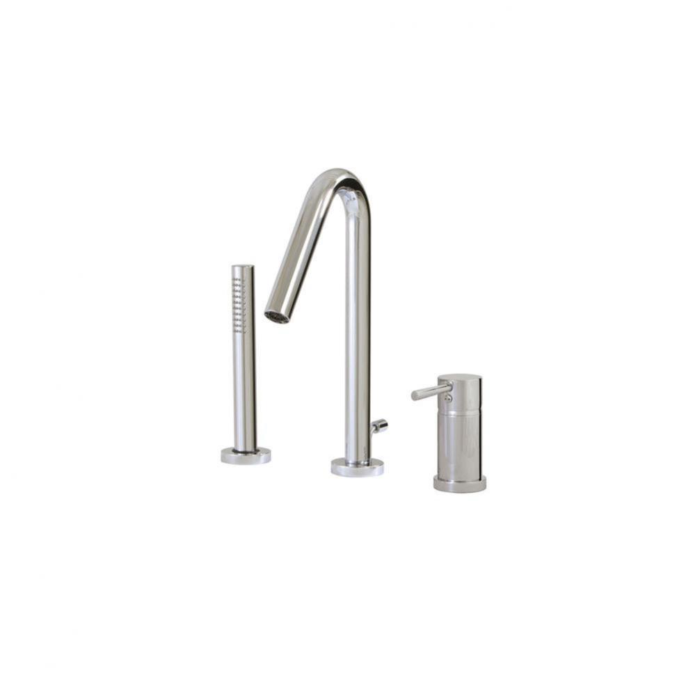 X7513 Xround 3 Pce  Tub Filler Faucet - Pressure Balance