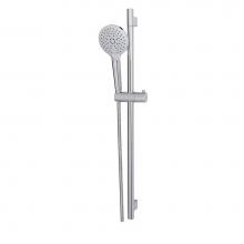 Aquabrass ABSC12685PC - 12685 Complete Round Shower Rail - 3 Functions