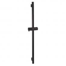 Aquabrass ABSC12686EBK - 12686 Round Shower Rail Only With Slider