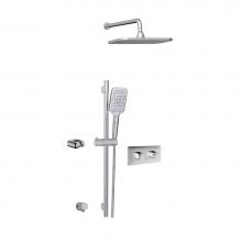 Aquabrass ABSZINABOX01GPC - Inabox 1 Shower Faucet - 2 Way Non Shared -T12123 Valve Required