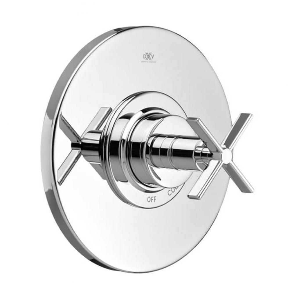 Percy Pressure Balanced Shower Trim with Cross Handle