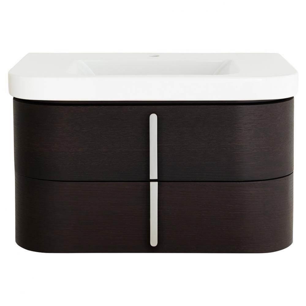 33 in. Wall mount single vanity