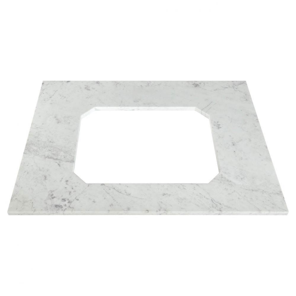 Belshire 30.5In Marble Vanity Top No Hle