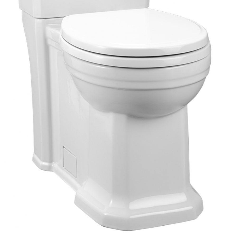 Fitzgerald® Chair Height Round Front Toilet Bowl with Seat