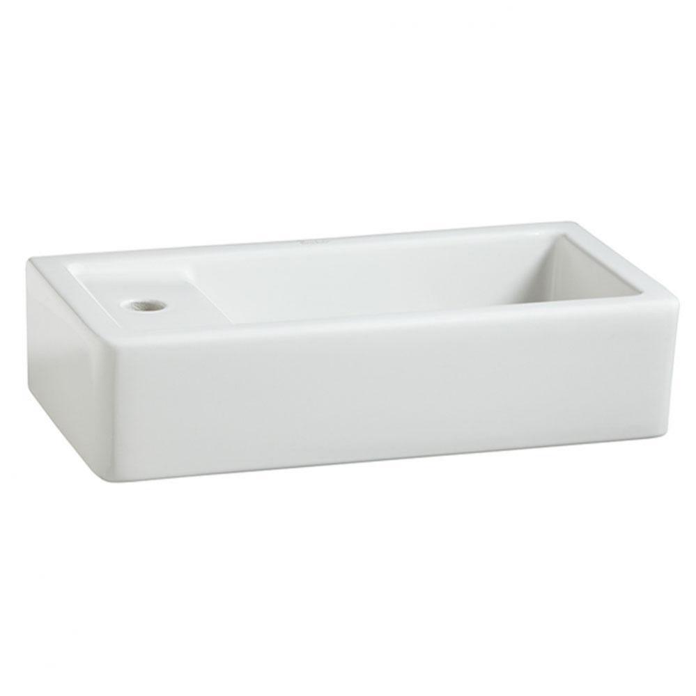 Cossu® 20 in. Sink, 1-Hole with Left-Hand Drain
