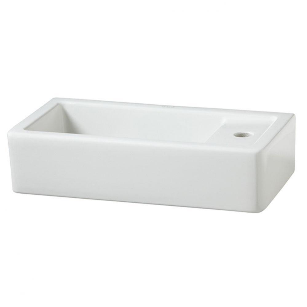 Cossu® 20 in. Sink, 1-Hole with Right-Hand Drain