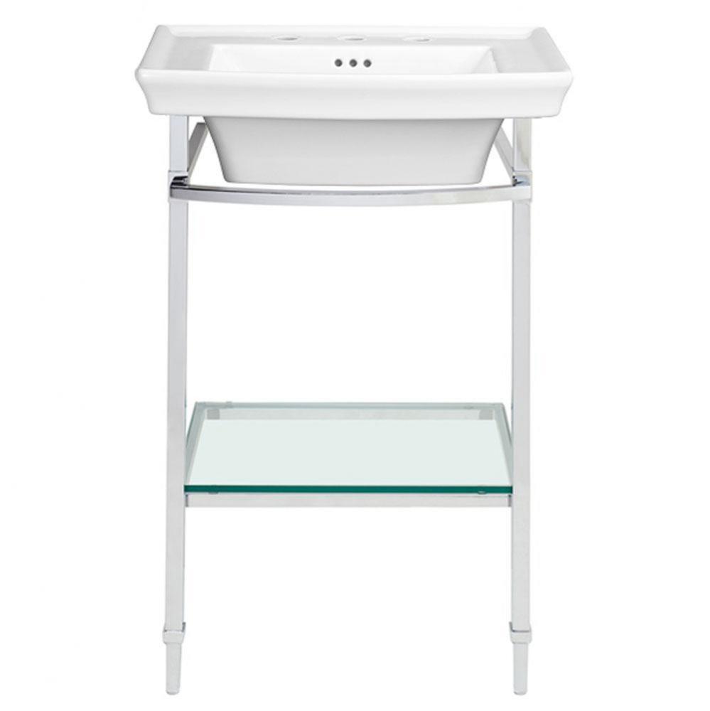 Wyatt® 21 in. Console Legs with Glass Shelf