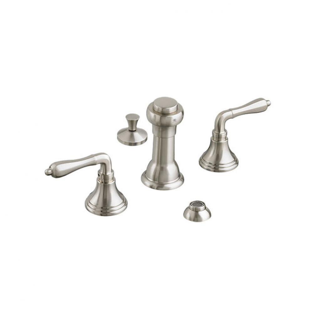 Ashbee Lever 3 Hole Bidet-Bn