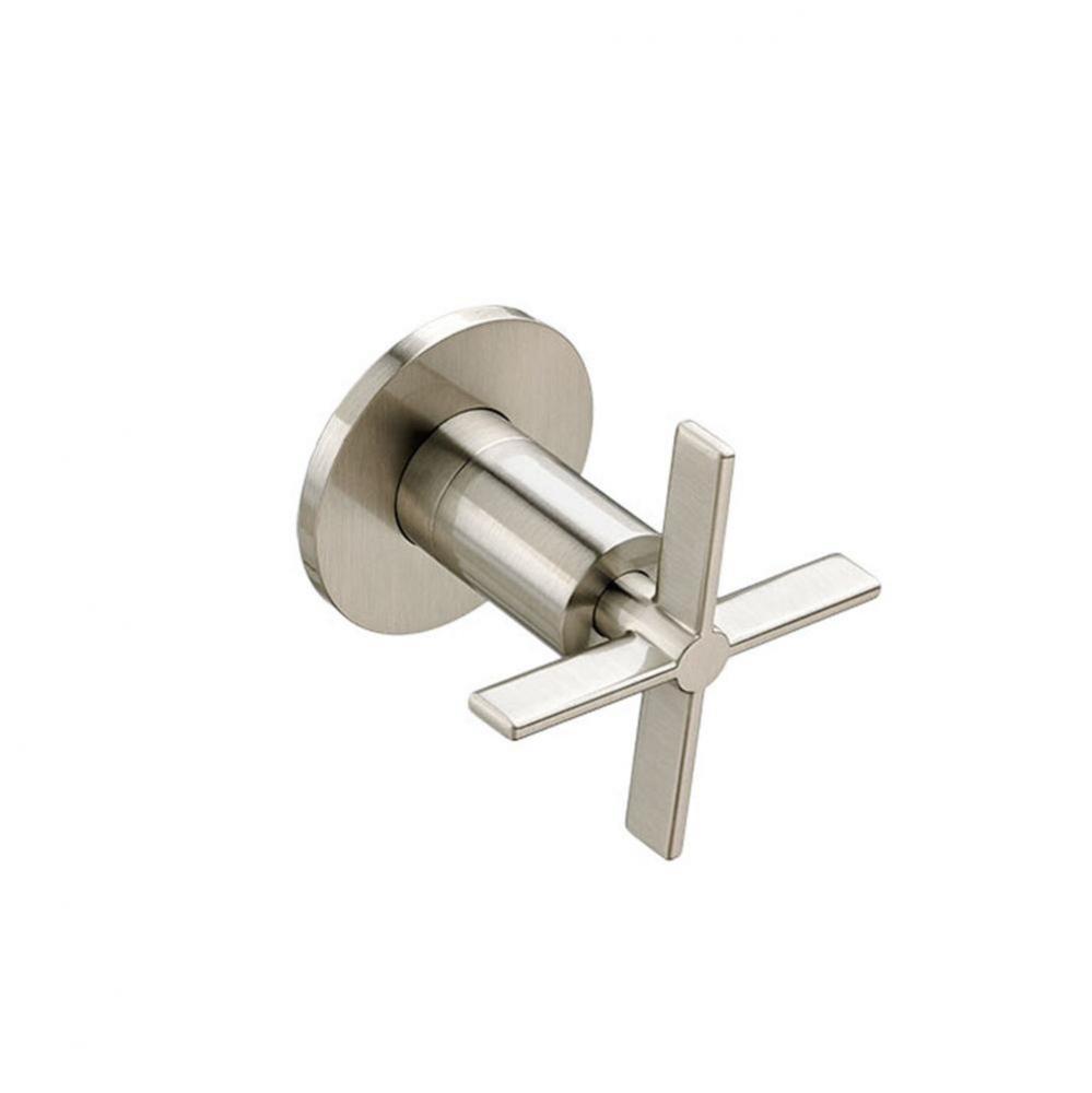 Percy Wall Valve Trim Cross Handle - Bn