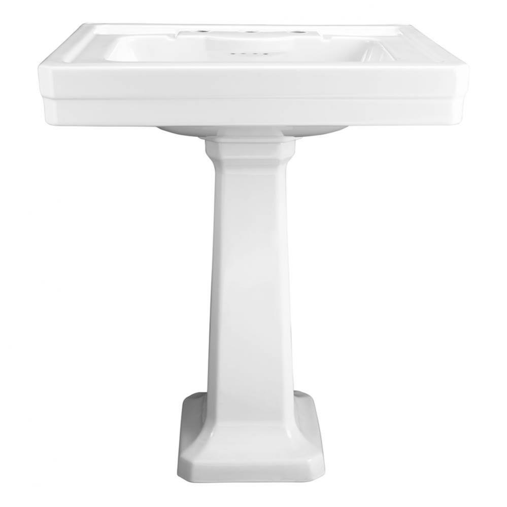 Fitzgerald® Pedestal Sink Top, 3-Hole with Pedestal Leg