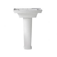 DXV D20010800.415 - Wyatt® Pedestal Sink Top, 3-Hole with Pedestal Leg