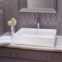 DXV D20080022.405 - Pop Rectangle Vessel- Pearlescent White