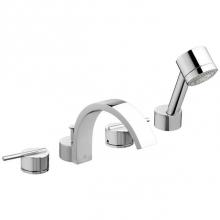DXV D3510090C.100 - Deck Mount Bathtub Faucet With Hand Shower