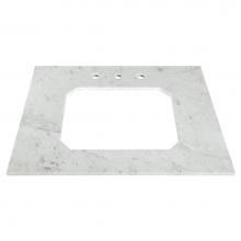 DXV D19090003.550 - Belshire 30.5In Marble Vanity Top 3 Hole