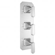 DXV D35170537.100 - Belshire 3-Handle Thermostatic Valve Trim Only with Lever Handles