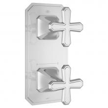 DXV D35170528.100 - Belshire 2-Handle Thermostatic Valve Trim Only with Cross Handles