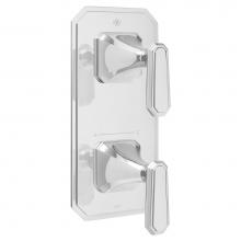 DXV D35170527.100 - Belshire 2-Handle Thermostatic Valve Trim Only with Lever Handles