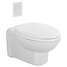 DXV D23050A000.415 - Belshire Wall Hung Elongated Toilet Bowl with Seat