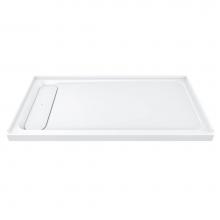 DXV D16030STL.417 - 60 in. x 30 in. Solid Surface Shower Base, Left