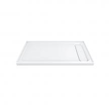 DXV D16030STR.417 - 60 in. x 30 in. Solid Surface Shower Base, Right