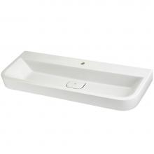 DXV D20077001.415 - 47 in. Wall Hung Trough Sink, Center hole