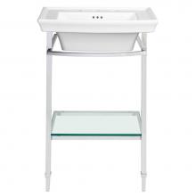 DXV D21460024.002 - Wyatt® 21 in. Console Legs with Glass Shelf