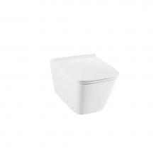 DXV D23040A000.415 - DXV Modulus Wall-Hung Elongated Toilet Bowl with Seat